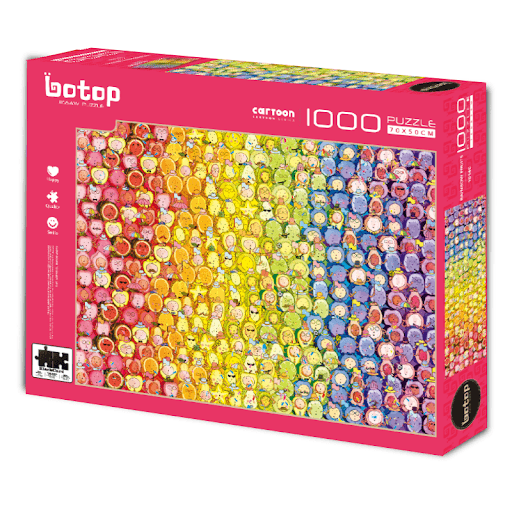 Botop Puzzle 1000pcs Fruits - Rainbow