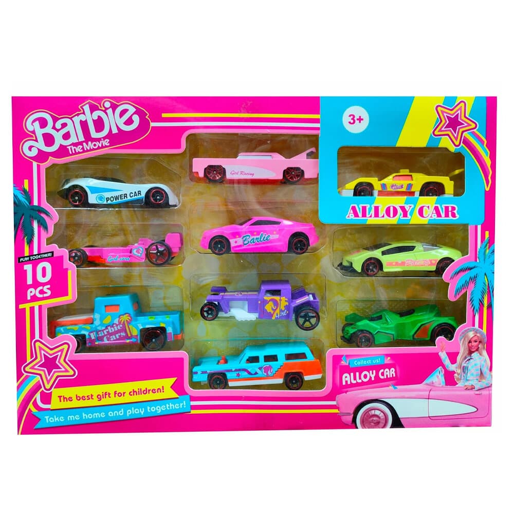 ASN Barbie Alloy Car Set