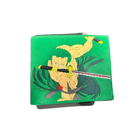 One Piece Zoro Anime Wallet - Green