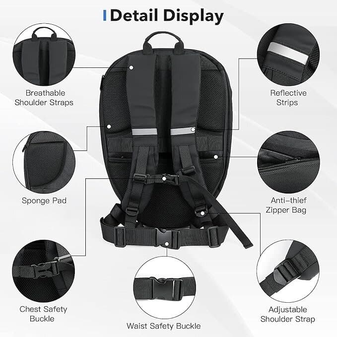 Led Rider Backpack Head - Rainbow Colors 5