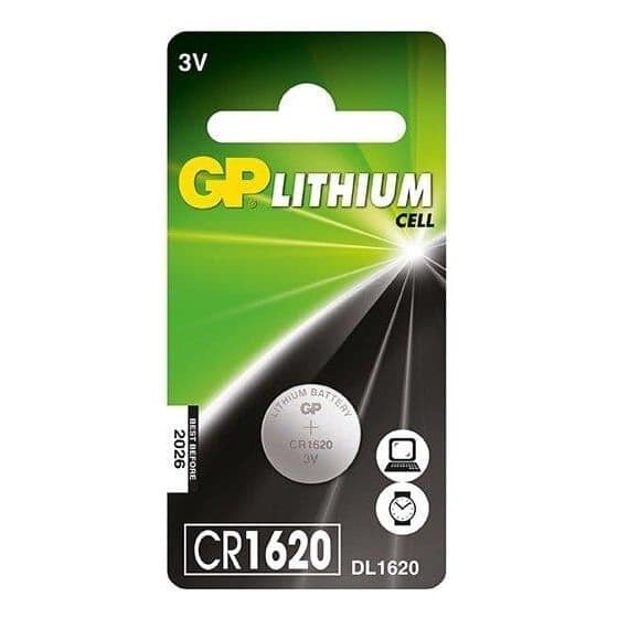 GP Batteries GP83 CR1620 Lithium Coin Battery 3V