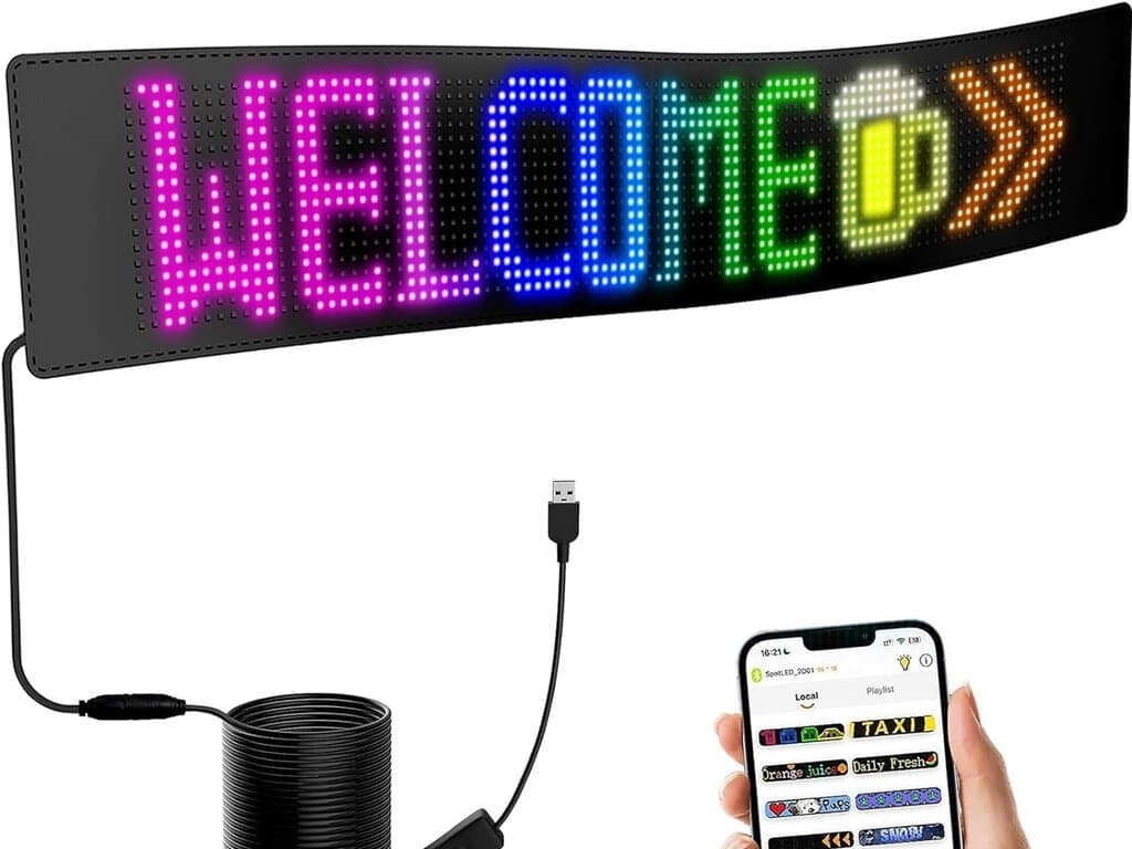 LED Matrix Panel Double-Row Display Waterproof