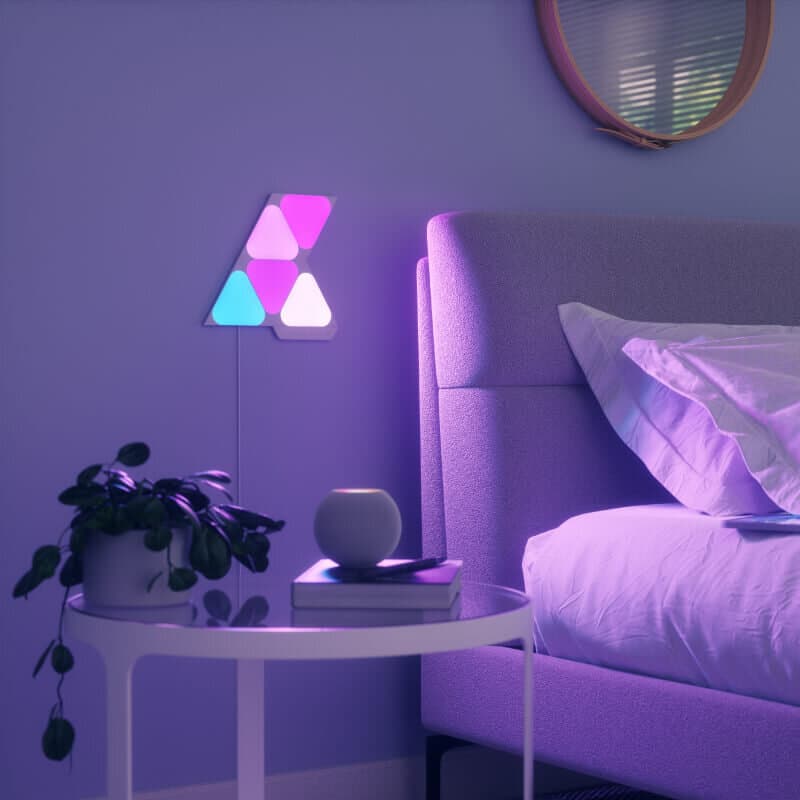 Nanoleaf Shapes Mini Triangles 5-Pack Light Panels 4