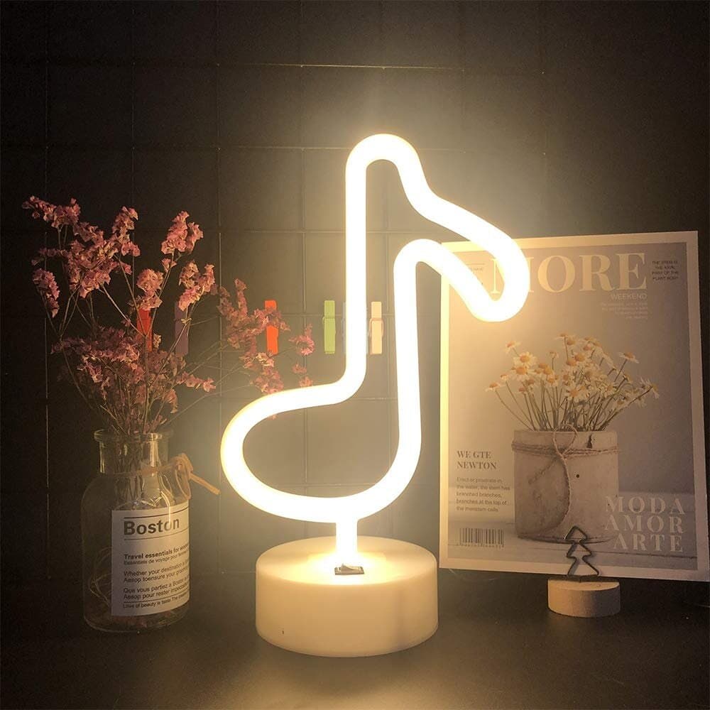 Music Note LED Lamp