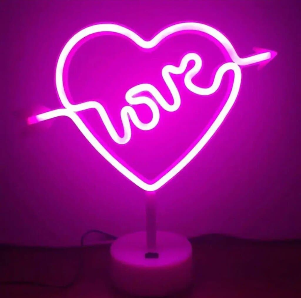 Cupid Heart LED Lamp
