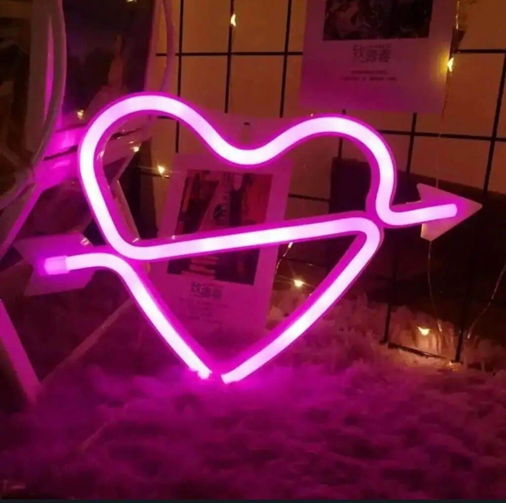 Cupid Heart LED Lamp