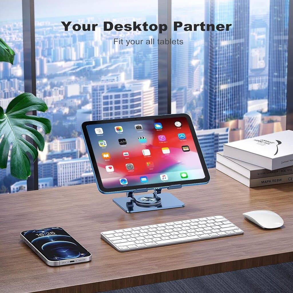 Swivel Tablet Stand 360 Rotating Base 3
