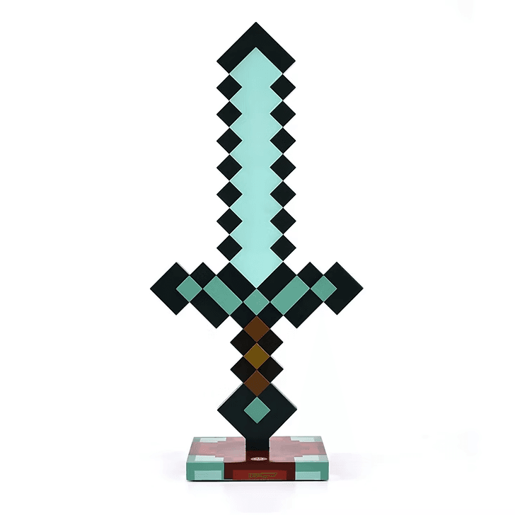 Minecraft Redstone Sword Night Light