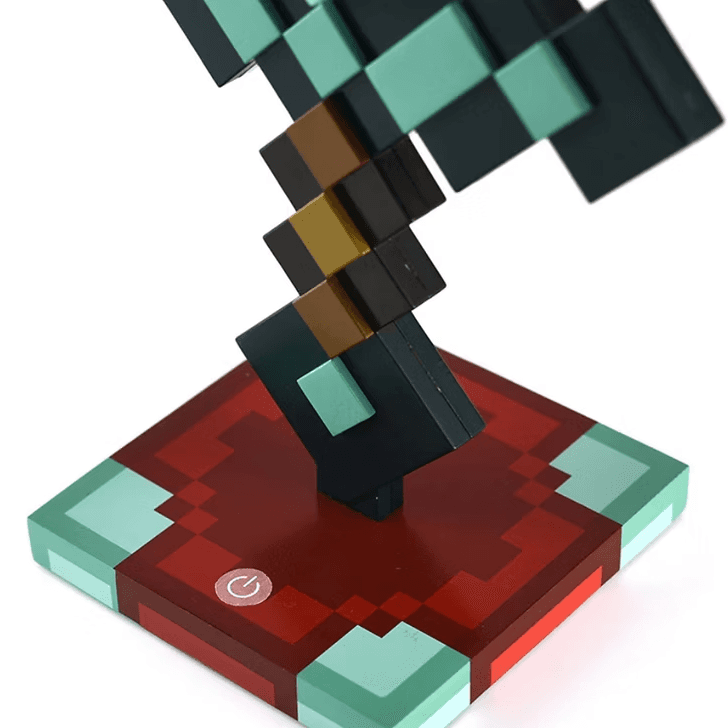 Minecraft Redstone Sword Night Light 3