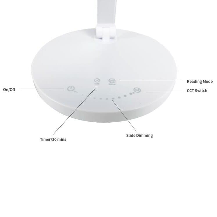 LED Desk Lamp Eye-Shielding Wireless Charger 2