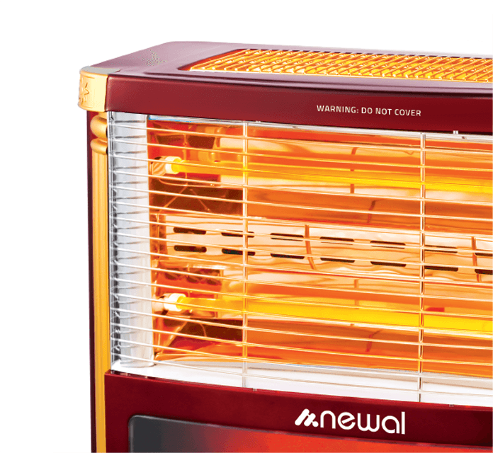 Newal Electric Heater - QHT-837-03 (Dark Red) 2