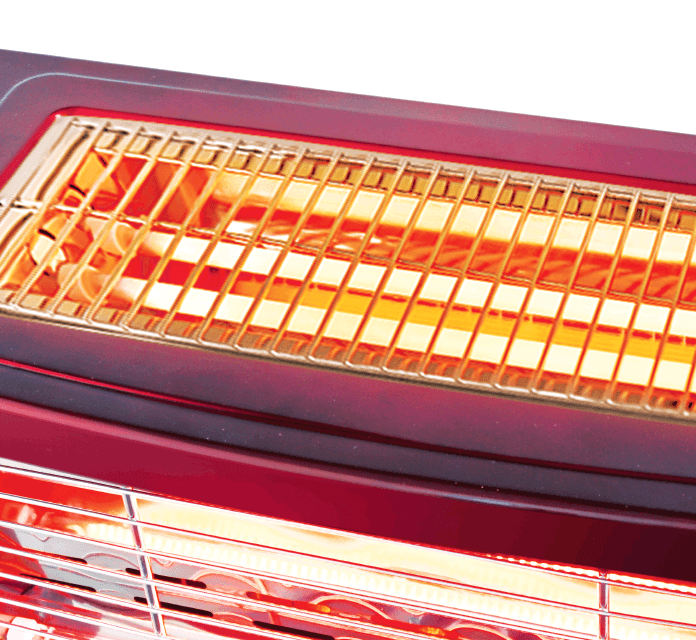 Newal Electric Heater - QHT-837-03 (Dark Red) 6