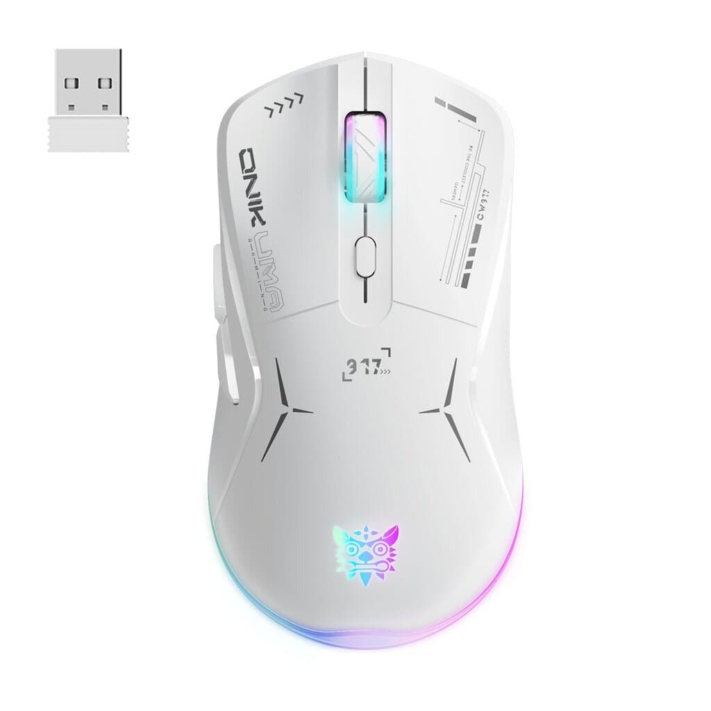 ONIKUMA CW917 Dual-Mode Gaming Mouse - White