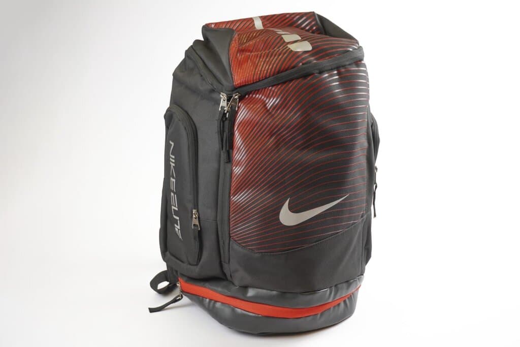 Nike Polyester Waterproof Shoe Compartment Backpack - Red