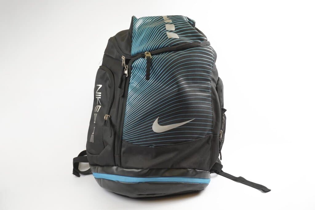 Nike Polyester Waterproof Shoe Compartment Backpack - Blue