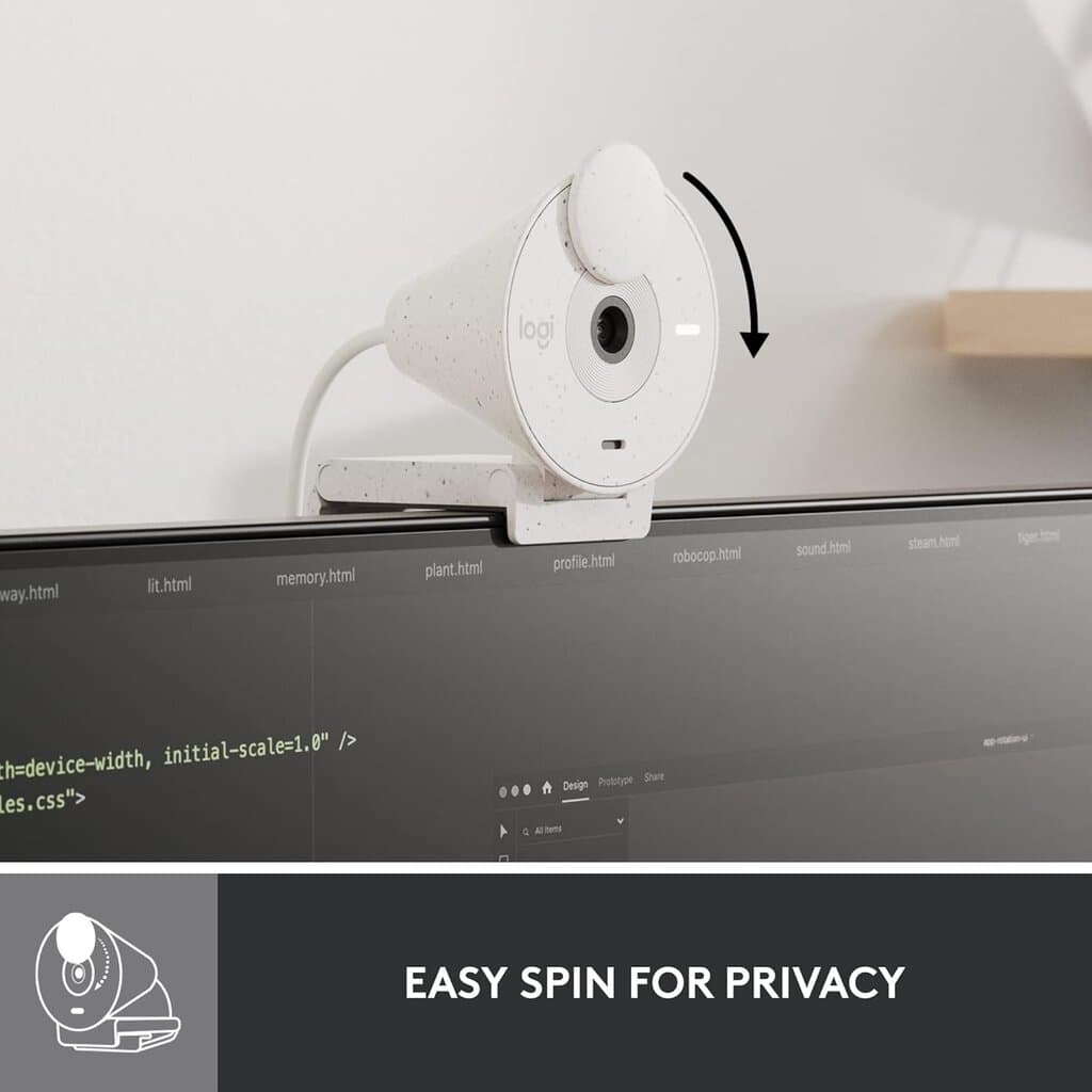 Logitech Brio 300 FaceCam - White 6