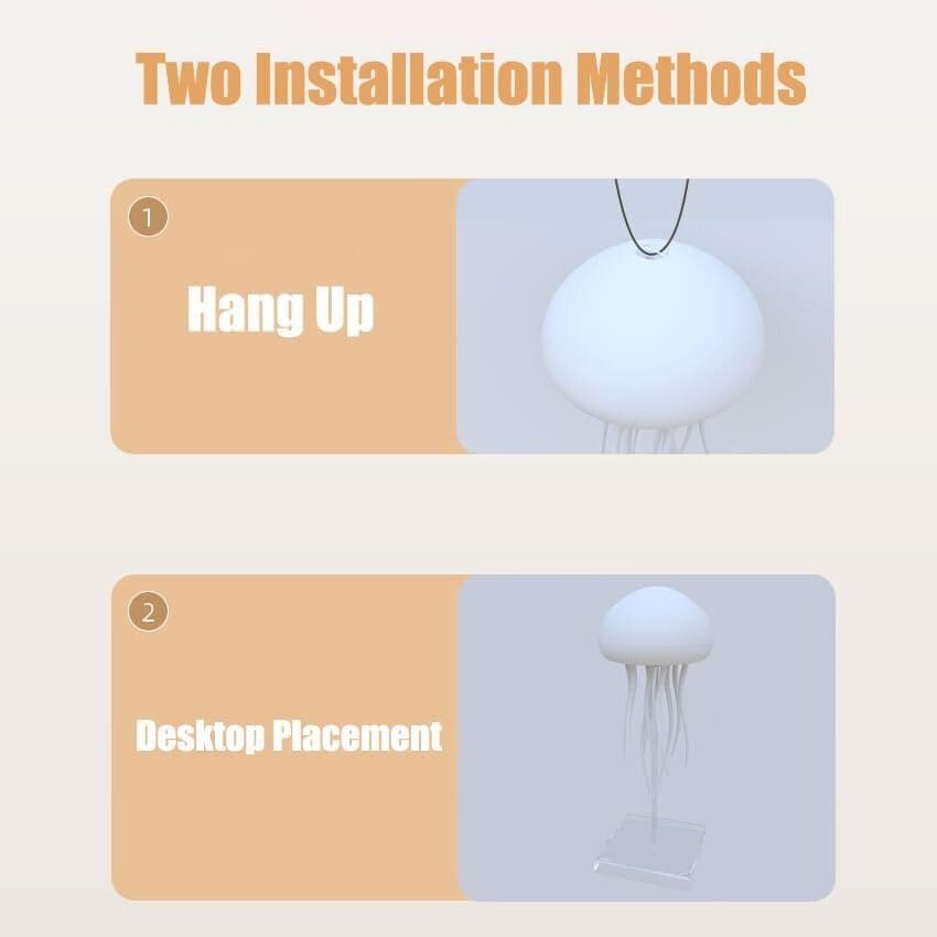 Aurora Jellyfish Lamp Mood Light 3