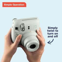 كاميرا INSTAX MINI 12 الفورية - أبيض — photo 2
