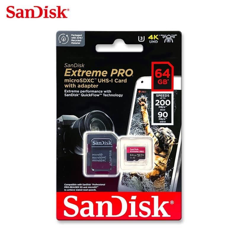 SanDisk Extreme Pro 64GB Memory Card