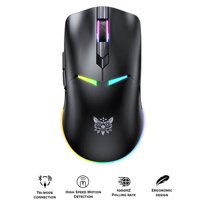 ONIKUMA CW928 Tri-Mode Wireless Gaming Mouse - Black 4