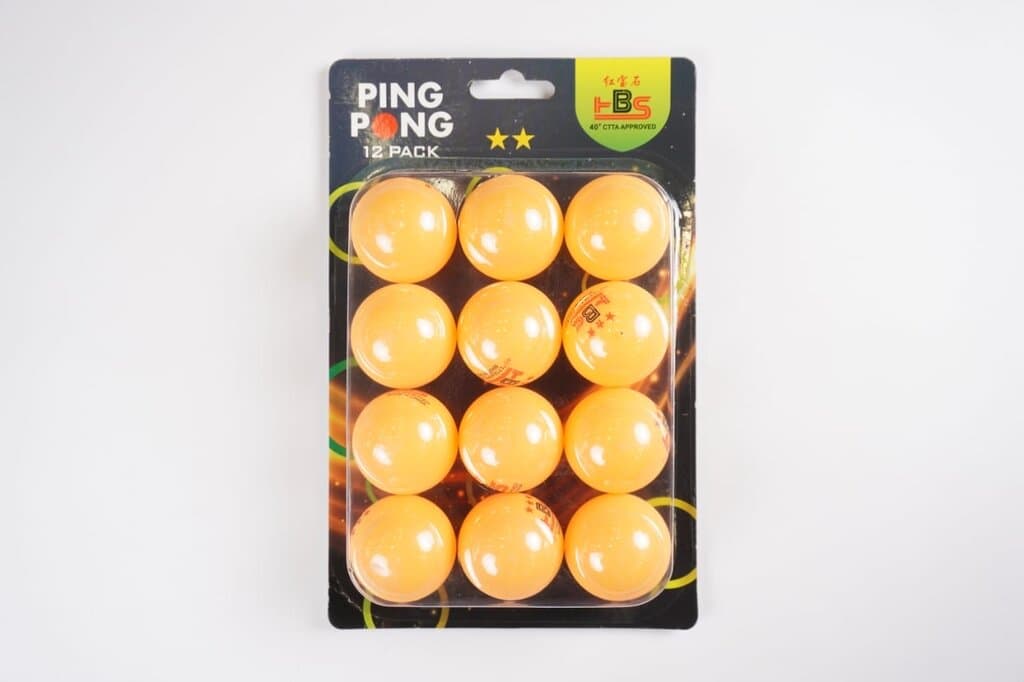 Table Tennis Balls - 12 Pack - Orange