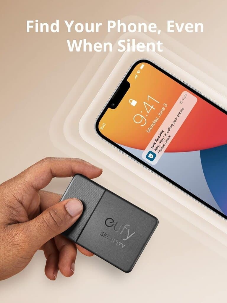 Anker eufy Security SmartTrack Card Bluetooth Tracker for Wallets & Bags 4
