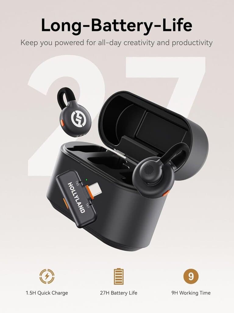 HOLLYLAND Lark M2S Wireless Lavalier Microphone 2