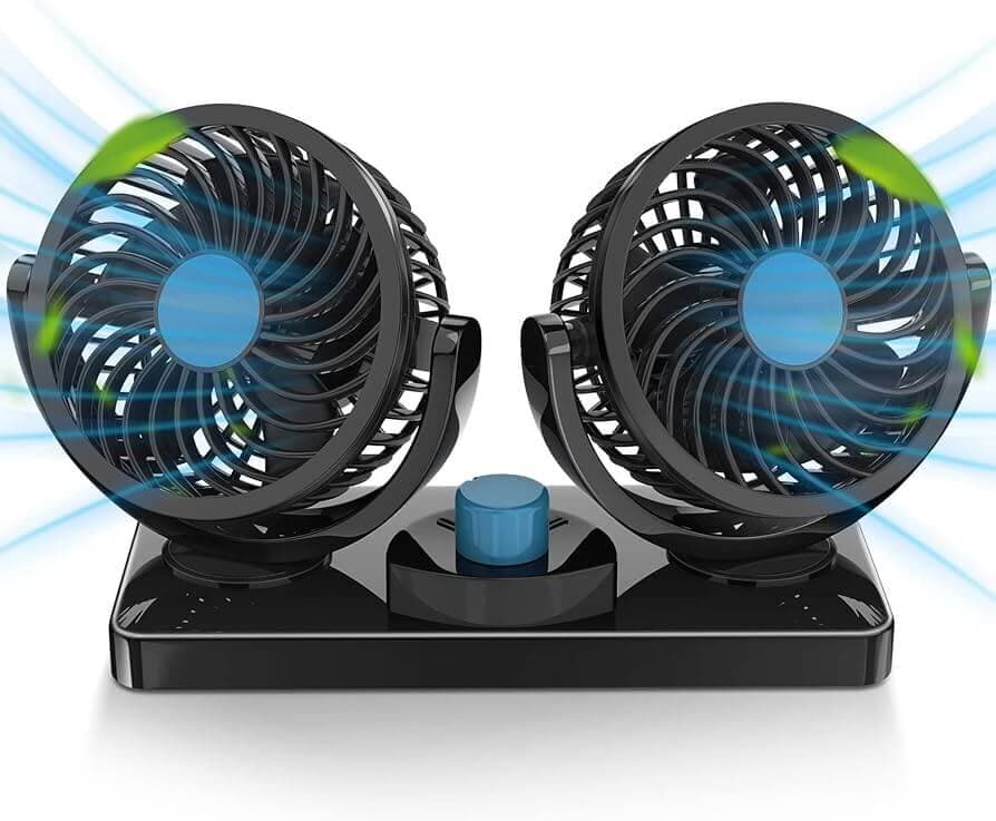 Car Fan 360° Rotatable 12V