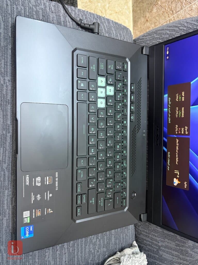 Asus TUF15 زور خاوينه شه حني خوي له گه له 11th Gen Intel(R) Core(TM) i7-11370HRTX3070(8GB)Ram 16 1T  SSD NVME240HZ — photo 2