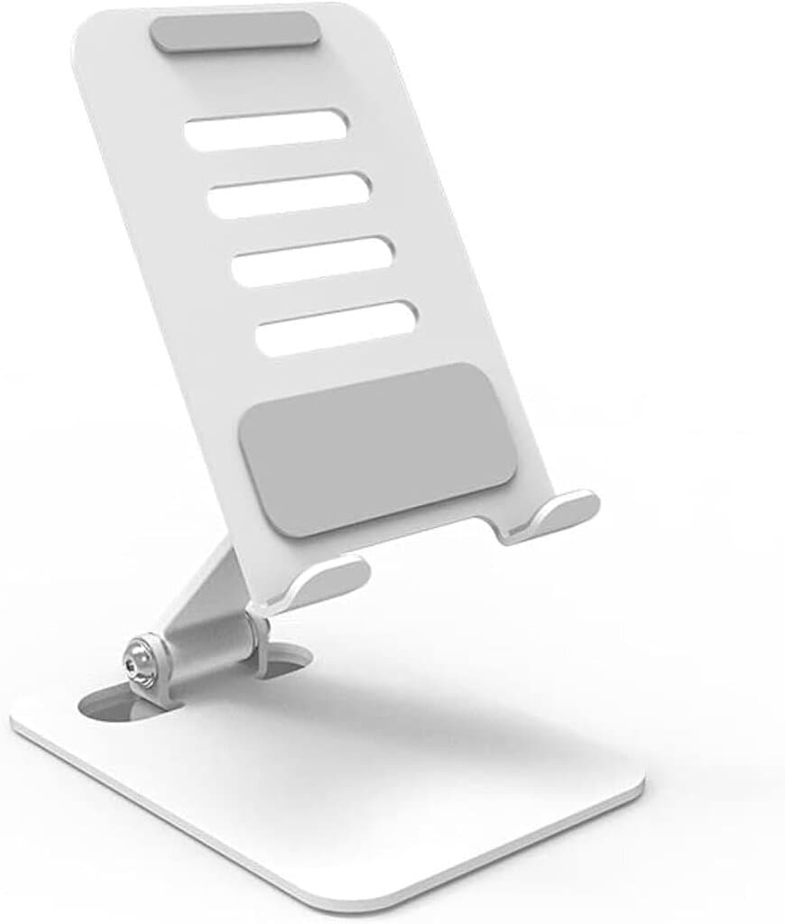 Rotatable White Mobile Stand
