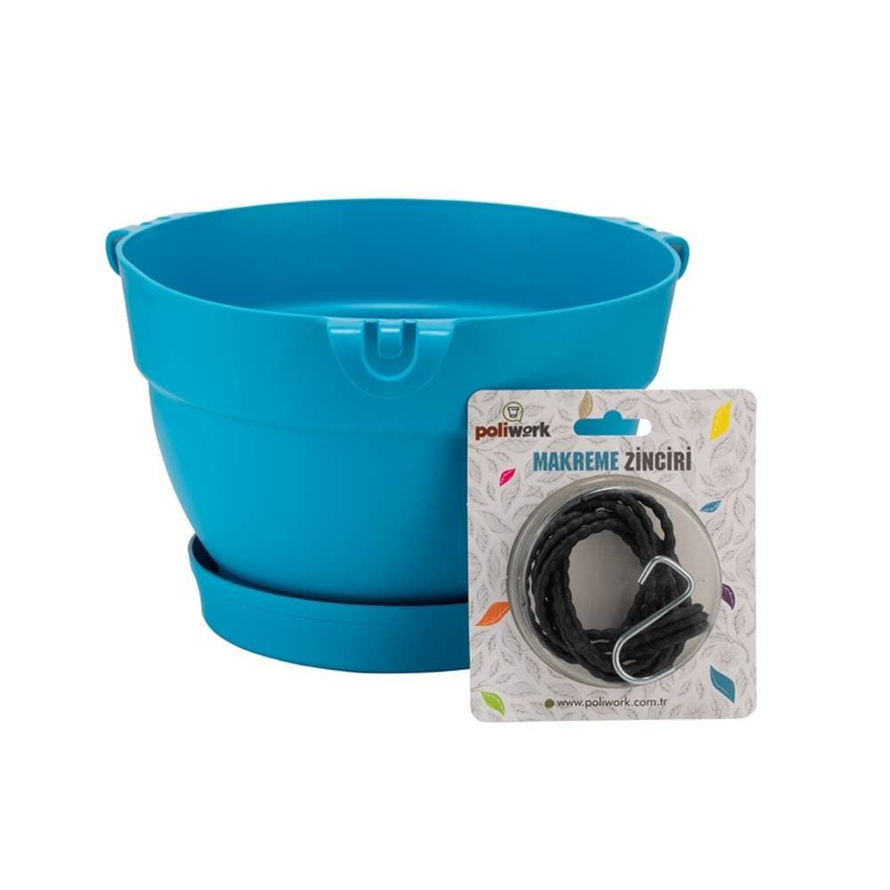 Poliwork Manolya Makreme Flower Pot 24