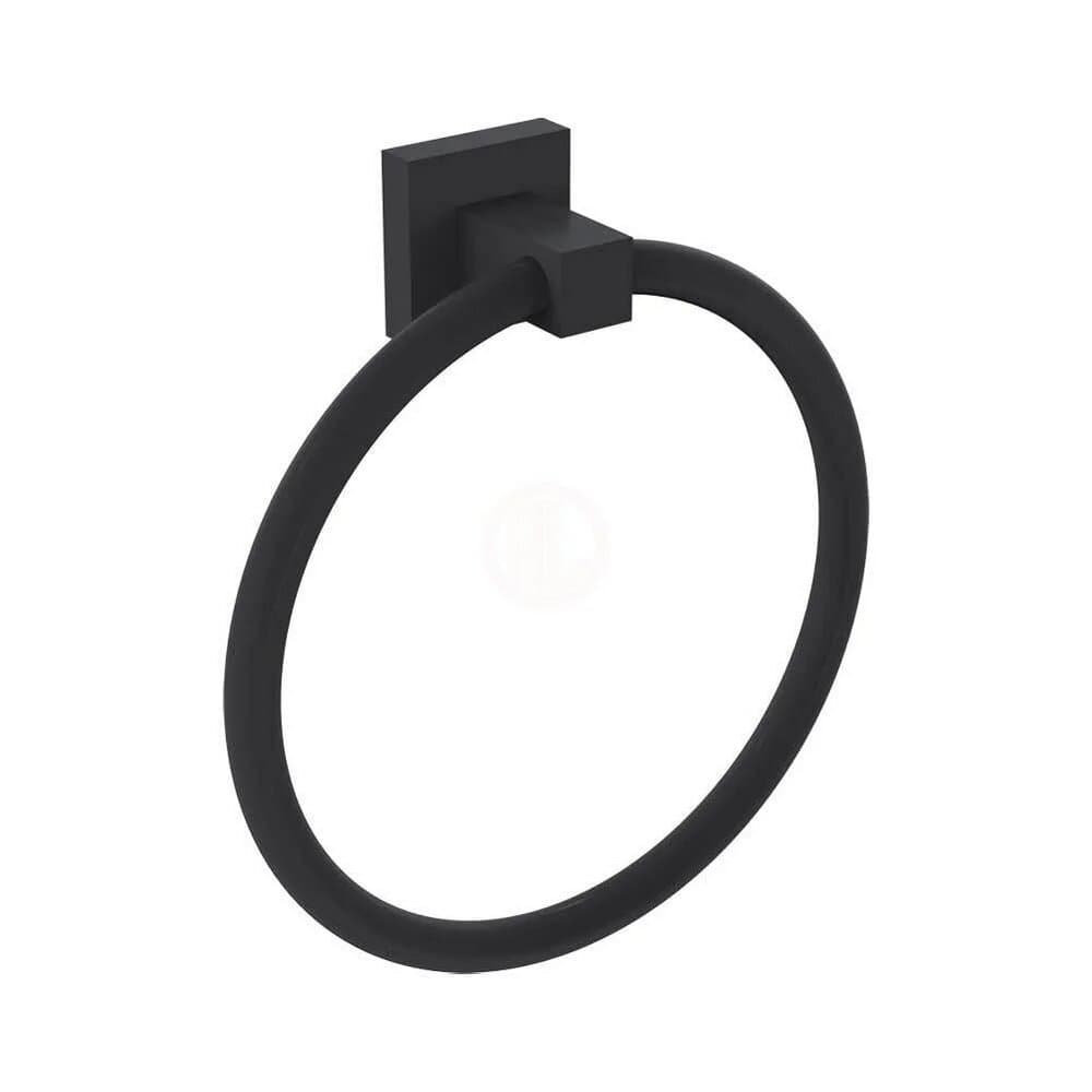 Duxxa Round Towel Rack - Matte Black - 2717.S Q1