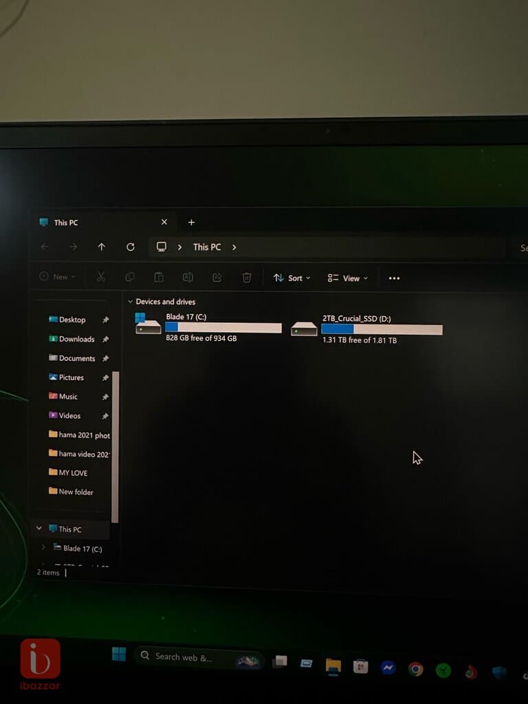 Razer Blade 17.3 Core i9 4k 144htz  Ram 64Gb Hard Drive Nvme 3TB — photo 5
