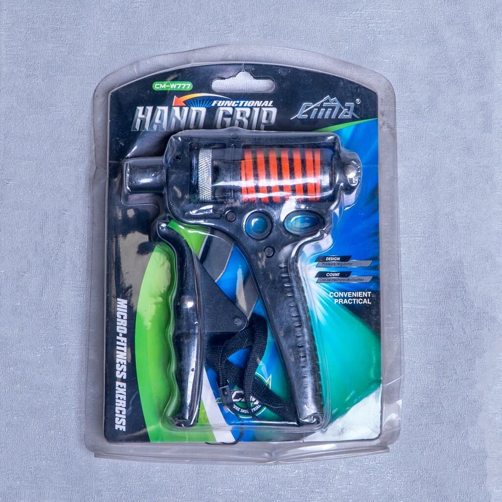 Heavy - Duty Iron Hand Grip Strengthener - Black