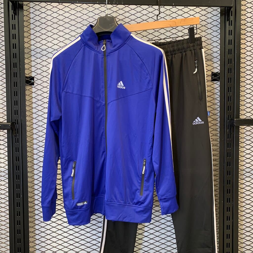 Adidas Men's Sportswear Set - Navy Blue (2XL) 2