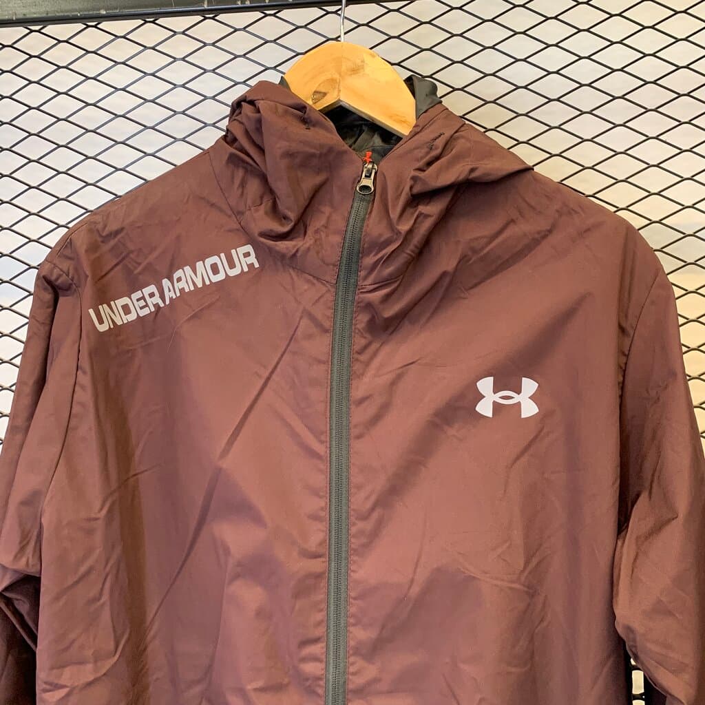 Under Armour Men's Water Resistant Sport Jacket - Dark Red (S) 2