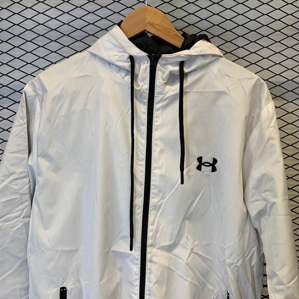 Under Armour Men's Water Resistant Sport Jacket - White (S) 2