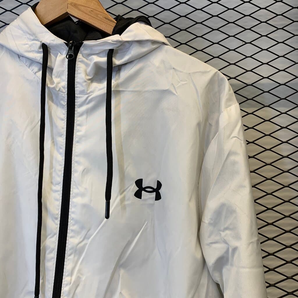 Under Armour Men's Water Resistant Sport Jacket - White (S) 3