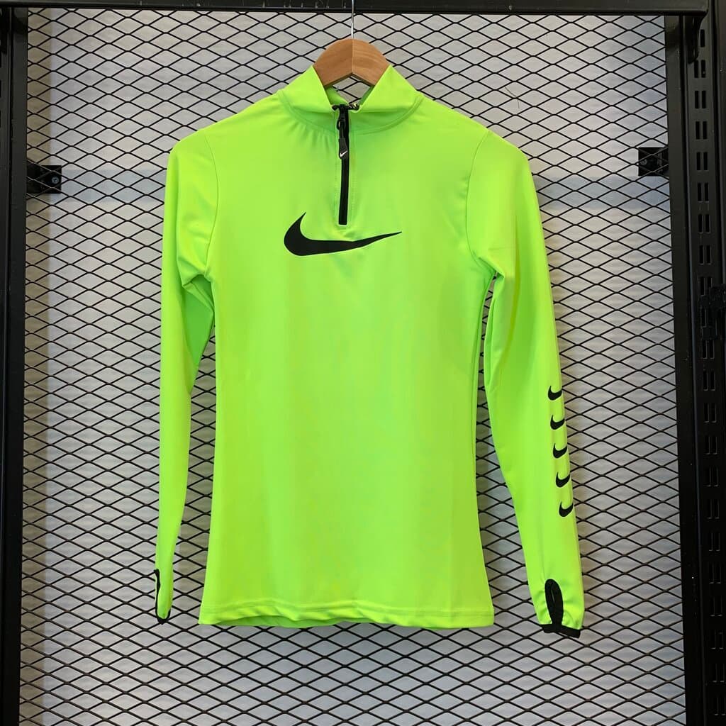 Nike Women's Tracksuit - Neon Green (S) 4