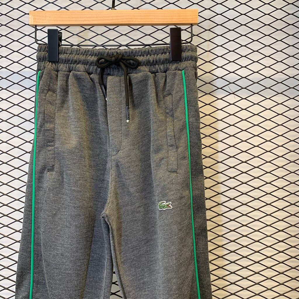 Lacoste Men's Cotton Tracksuit Set - Gray (S) 7