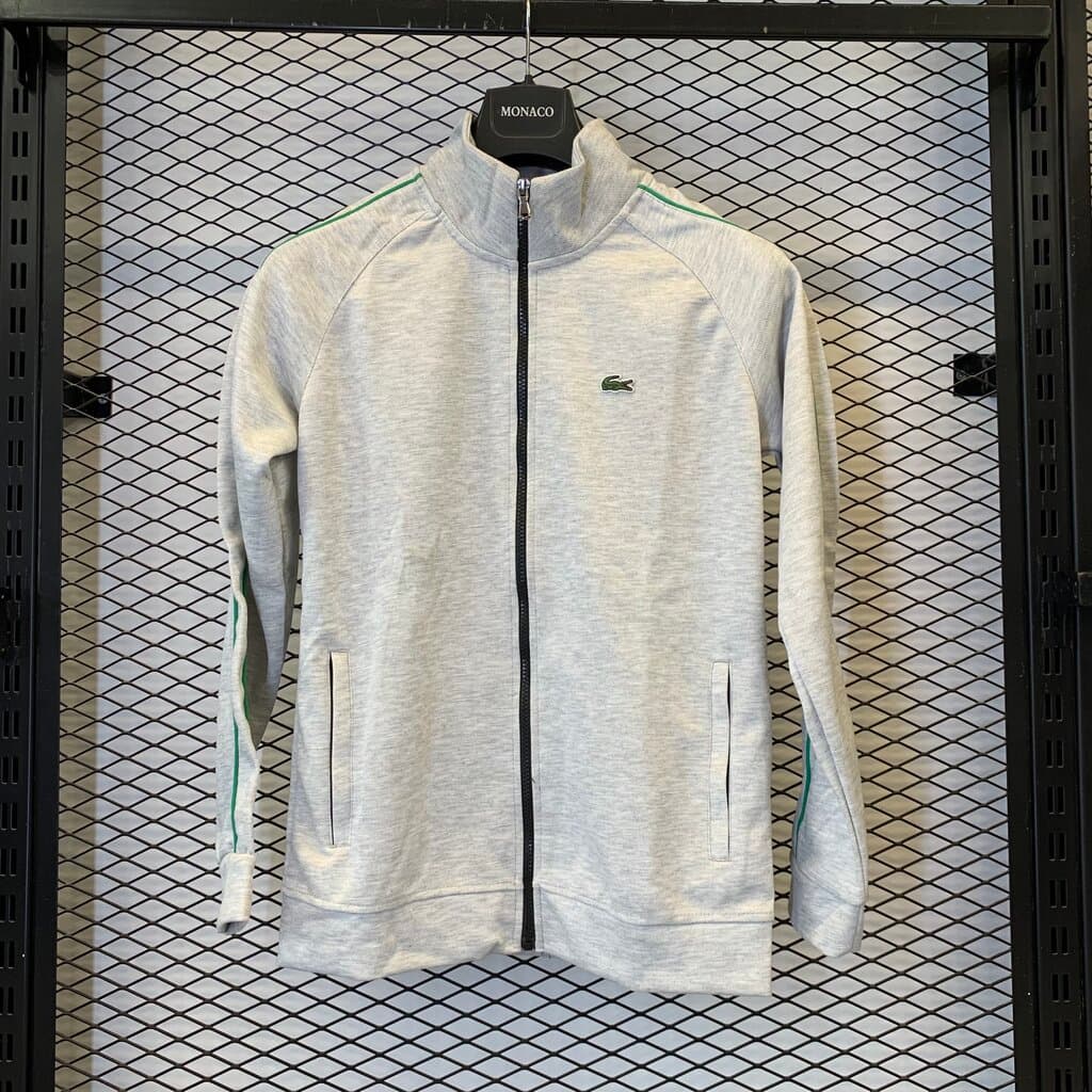Lacoste Men's Cotton Tracksuit Set - Light Gray (S) 3