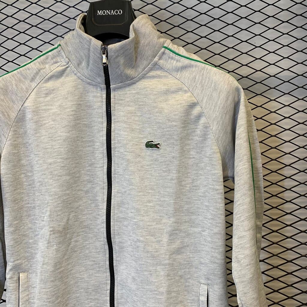 Lacoste Men's Cotton Tracksuit Set - Light Gray (S) 4