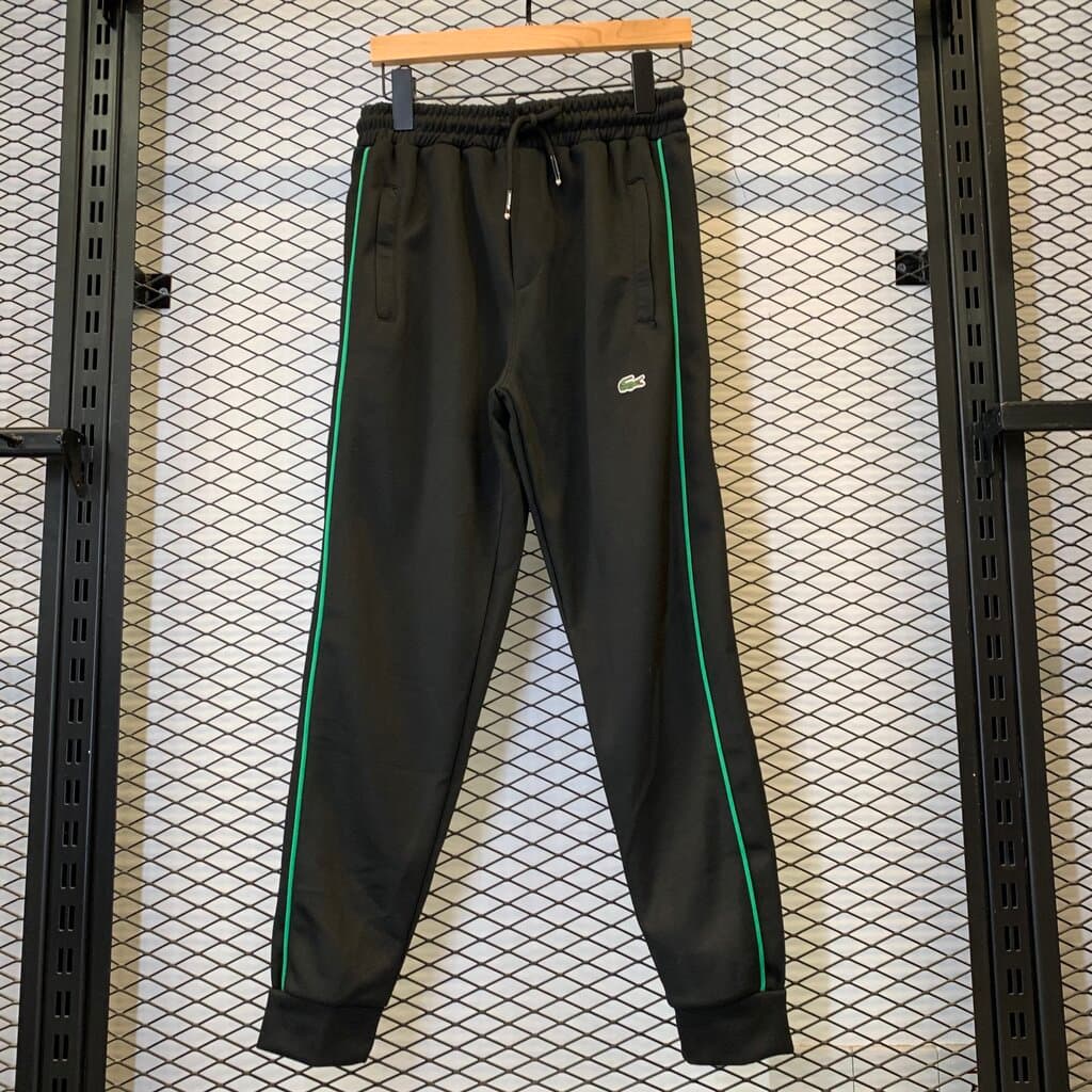Lacoste Men's Cotton Tracksuit Set - Black (S) 6
