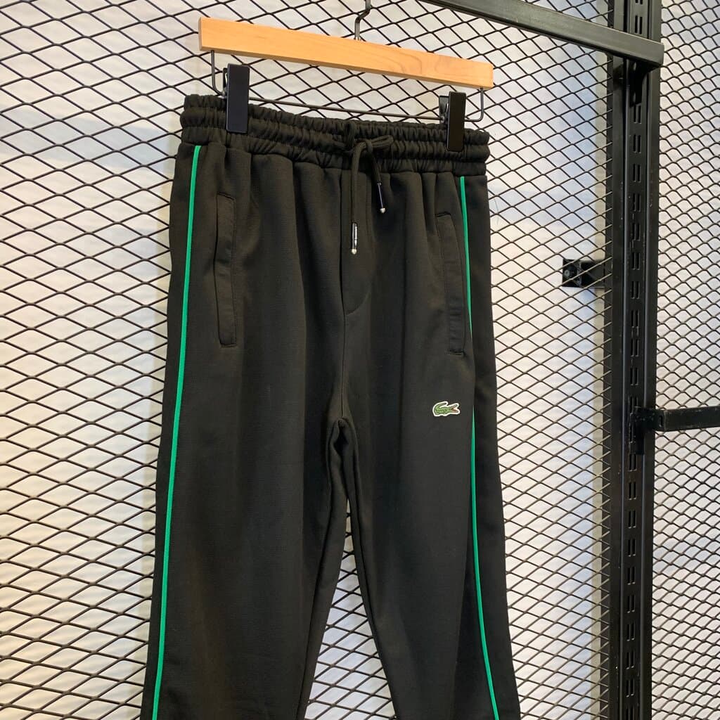 Lacoste Men's Cotton Tracksuit Set - Black (S) 8
