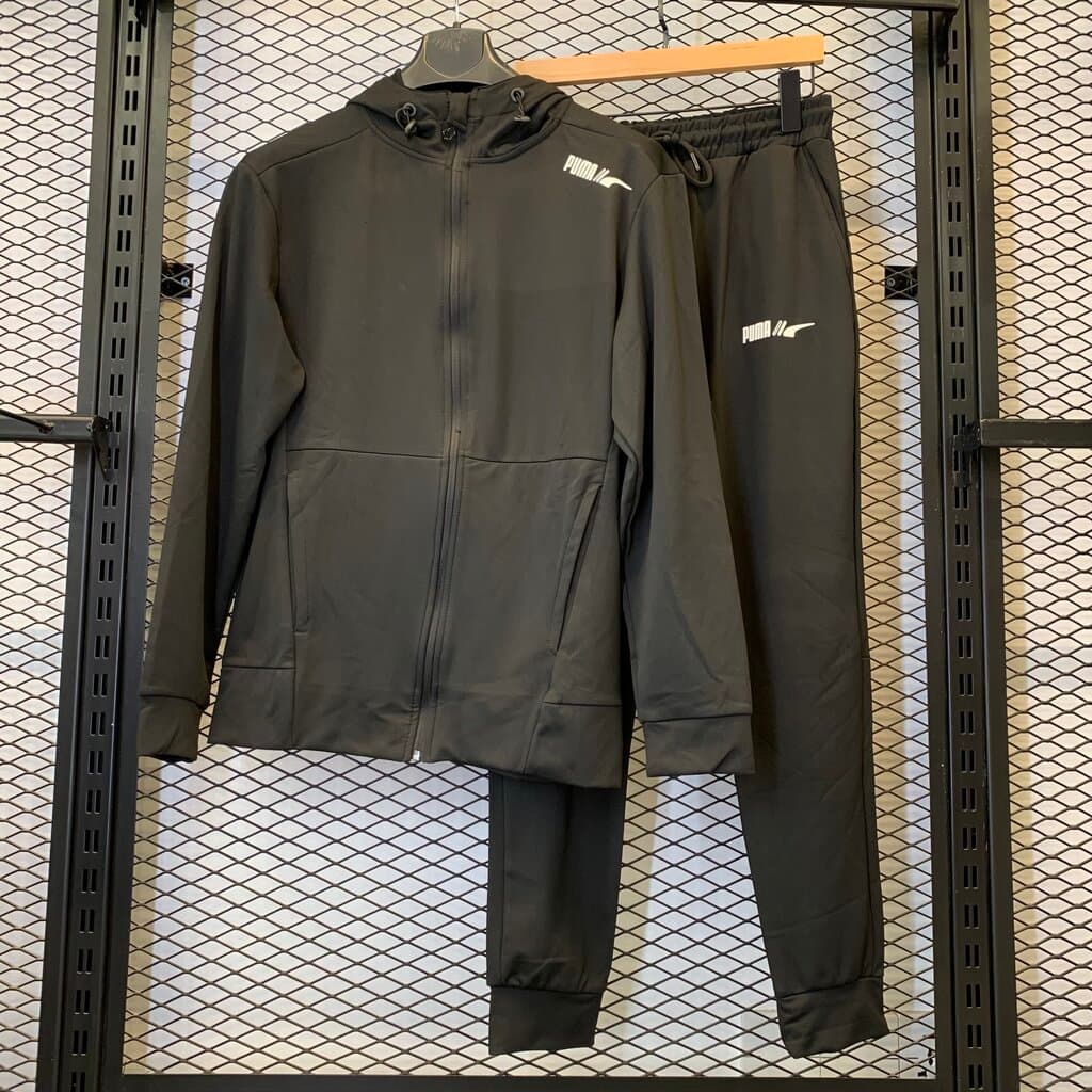 Puma Men's Tracksuit - Black (S)