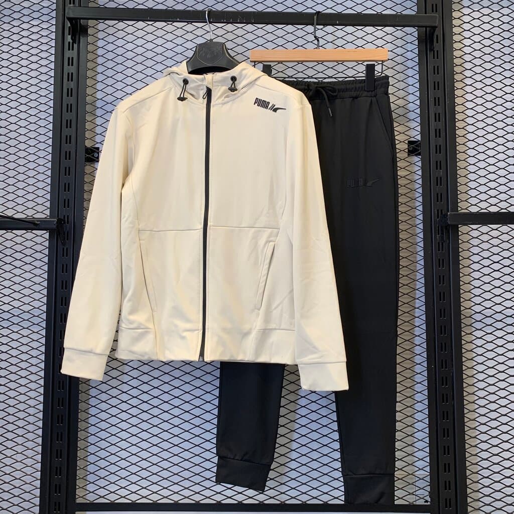 Puma Men's Tracksuit - Beige (S)