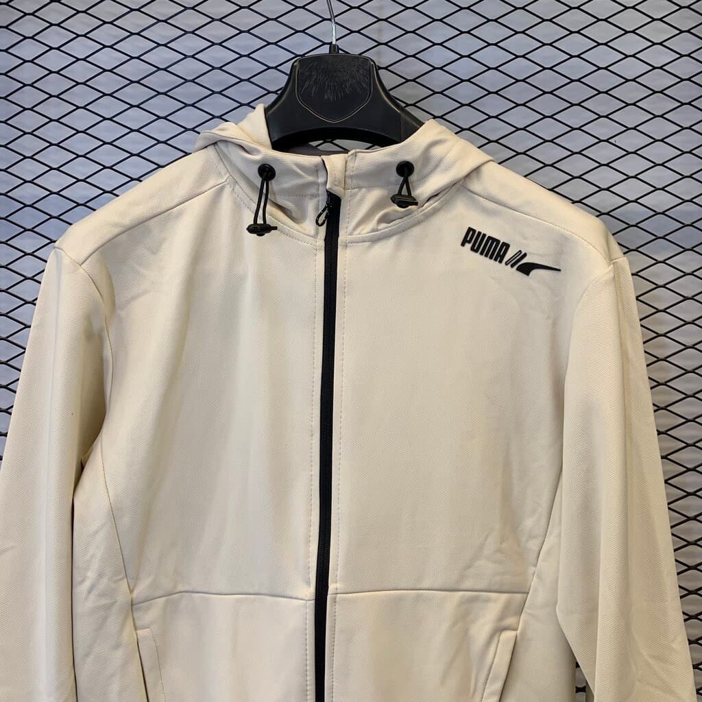 Puma Men's Tracksuit - Beige (S) 4