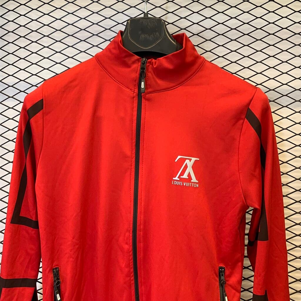 Louis Vuitton Men's Cotton Tracksuit - Red (L) 6