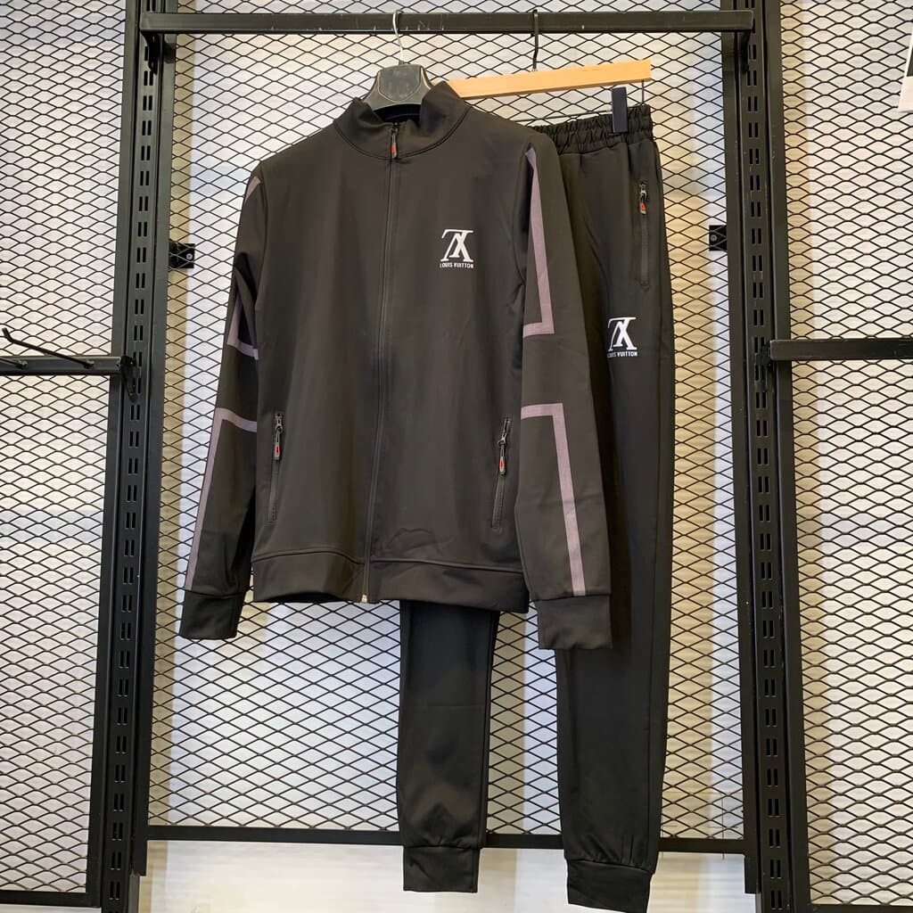 Louis Vuitton Men's Cotton Tracksuit - Black (S)