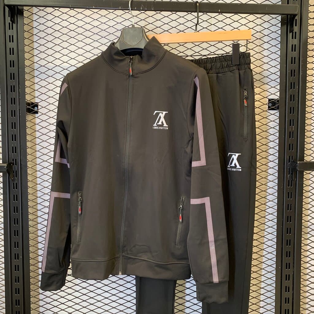 Louis Vuitton Men's Cotton Tracksuit - Black (S) 2